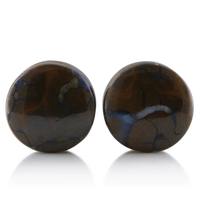 Boulder Opal Plugs 3-4″ (19mm) Version 5