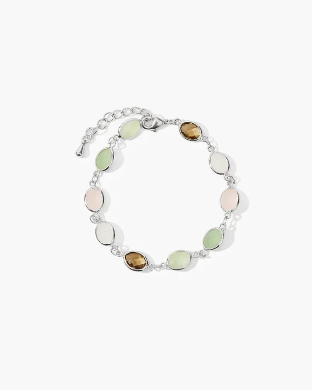 Bracelet Pierre Romantique Fantaisiste en Argent