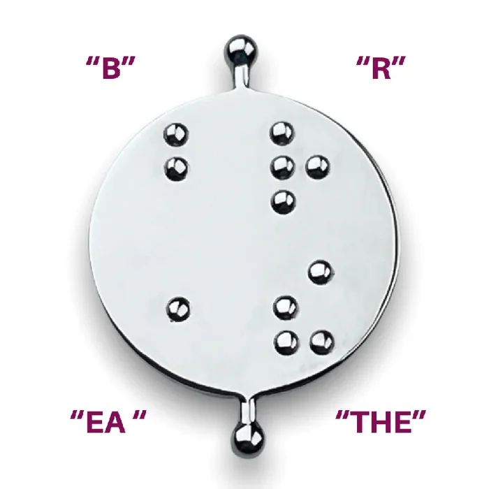 Braille Breathe Element (feel to reveal)