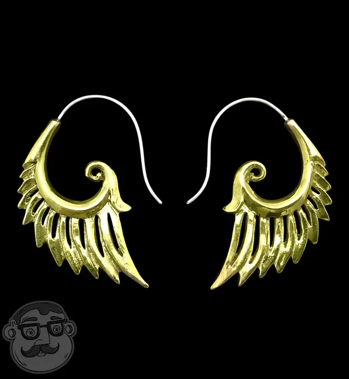 Brass Angel Wing Hangers