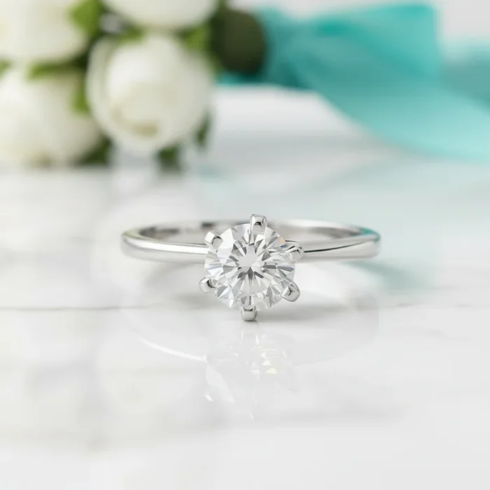 Brilliant 1.00 ct Diamond OptionEngagement Ring