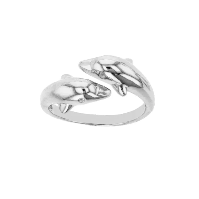 Bypass Dolphin Ring (Silver)