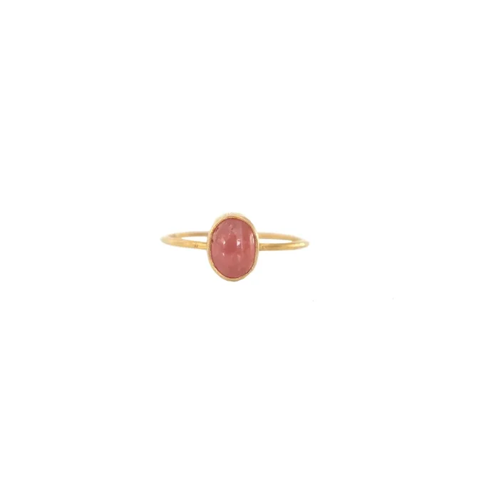 Cabochon Ring- Rhodochosite