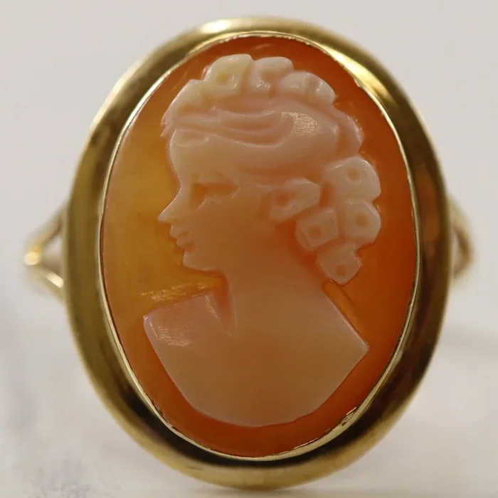 Cameo Open Shank Ring | 4.00ct | SZ 6 |