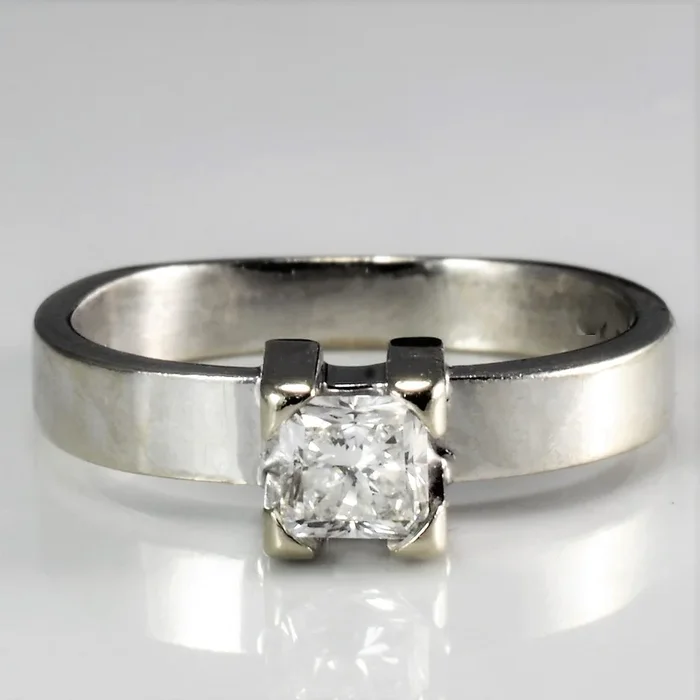 Canadian Radiant Cut Diamond Ring | 0.37ct VVS1 G | SZ 6 |