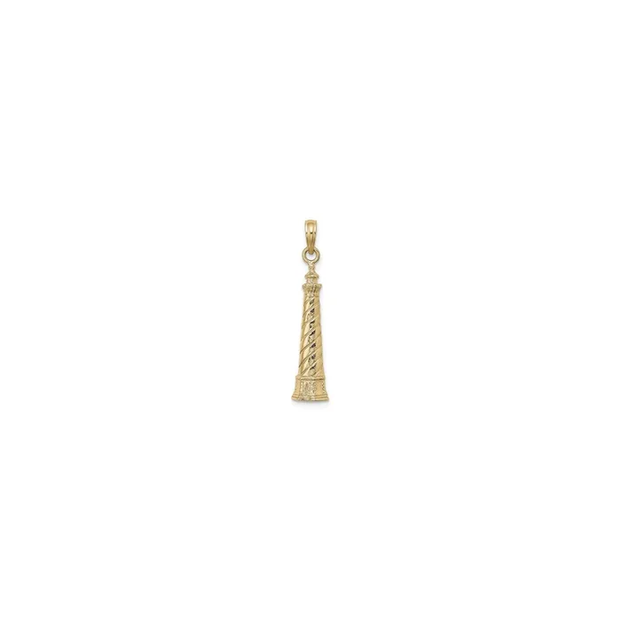 Cape Hatteras Lighthouse 2D Pendant (14K)