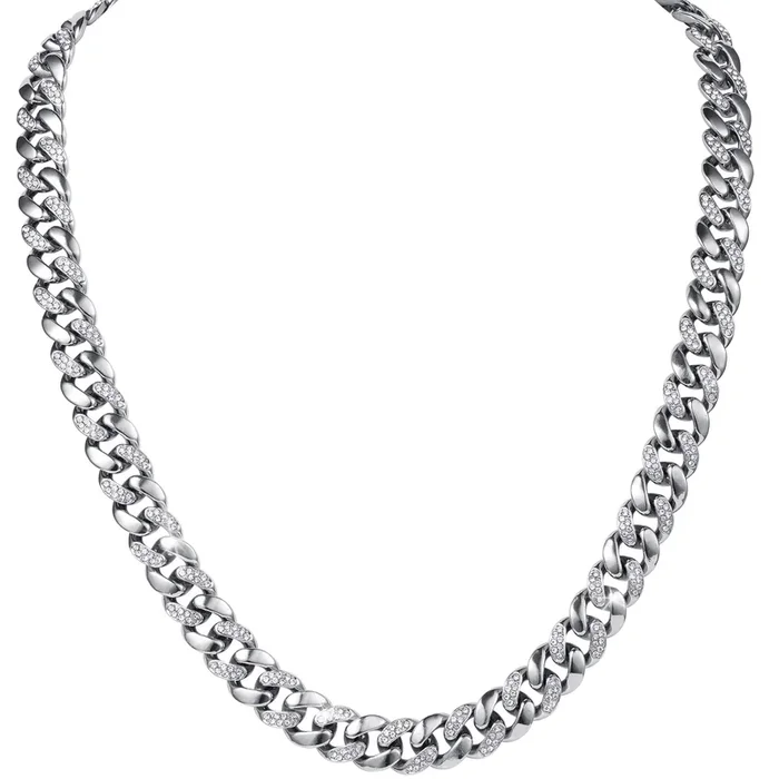 Carter Link Steel Necklace