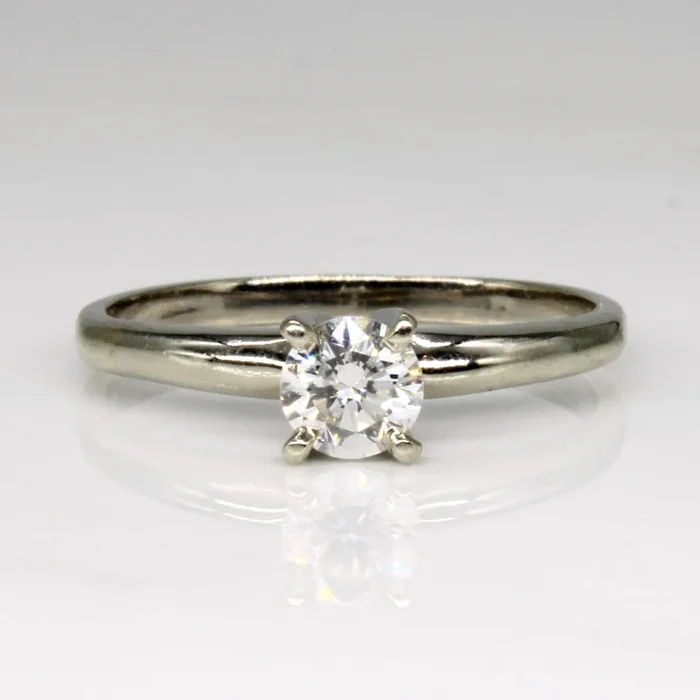 Cathedral Set Diamond Ring | 0.37ct | SZ 6.5 |