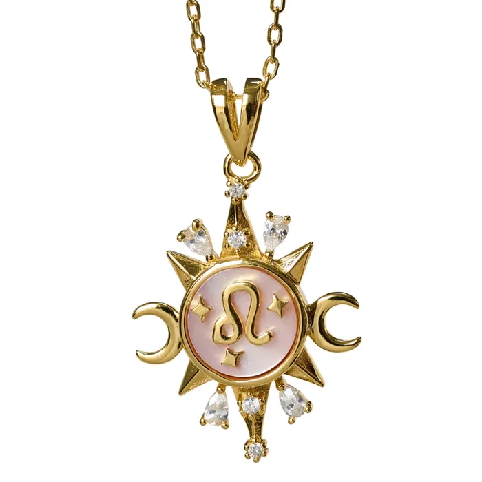 Celestial Horoscope Pendant – Leo