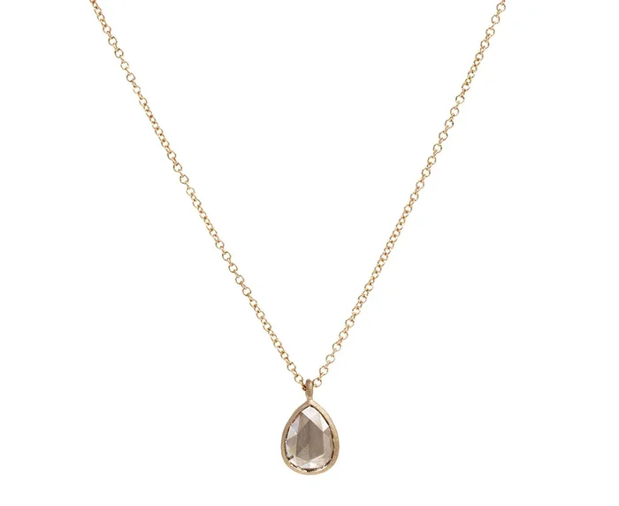 Champagne Diamond Gwyneth Pendant Necklace