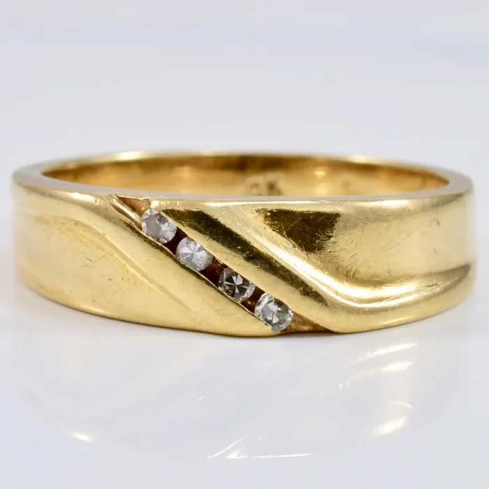 Channel Set Diamond Band | 0.07 ctw SZ 8.75 |