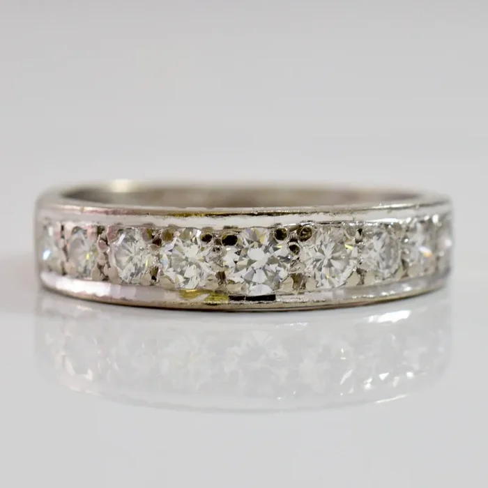 Channel Set Diamond Band | 0.58 ctw SZ 7.5 |