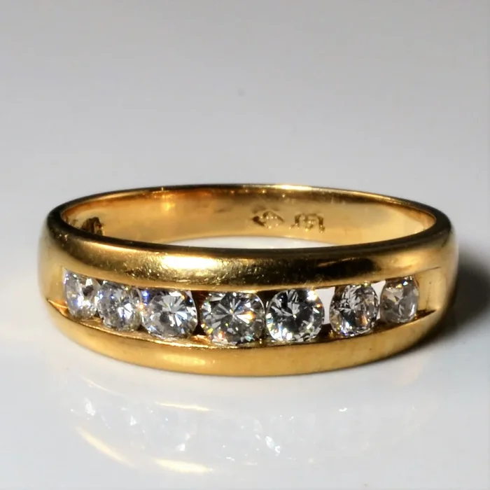 Channel Set Diamond Band | 0.70ctw | SZ 6.75 |