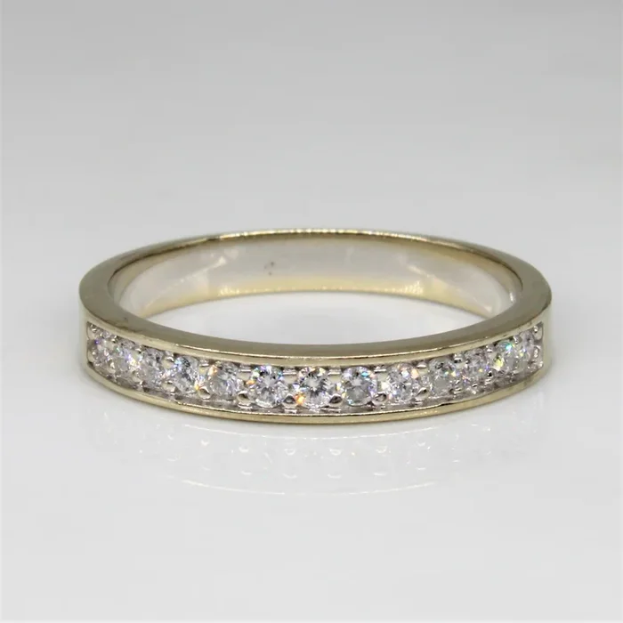 Channel Set Semi Eternity Band | 0.20ctw | SZ 6.75 |