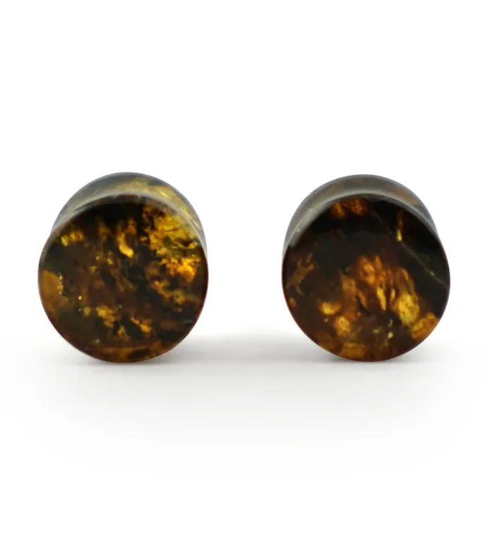 Chiapas Amber Plugs 00G (10mm) – Version 13