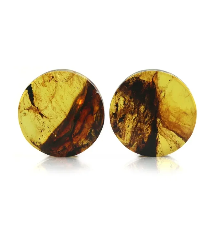 Chiapas Amber Plugs 5/8″ (16mm) Version 5