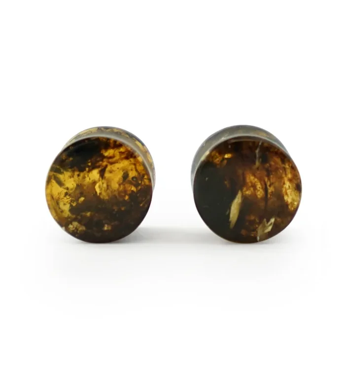 Chiapas Amber Plugs 7/16″ (11.5mm) Version 17