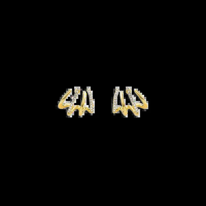 Claw Stud Wrap Earrings