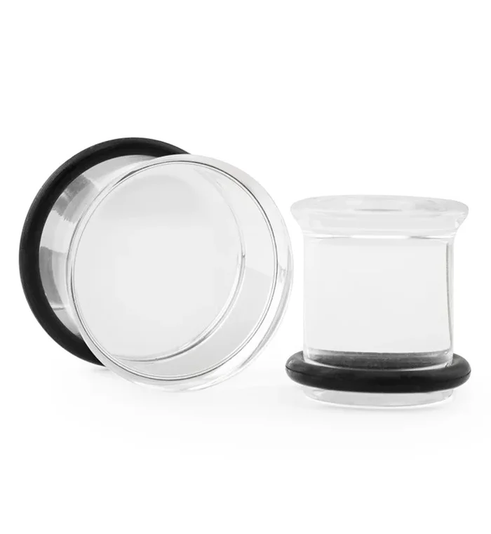 Clear Single Flare Plugs