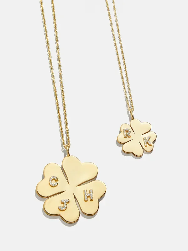 Clover 18K Gold Custom Pendant Necklace – 18K Gold