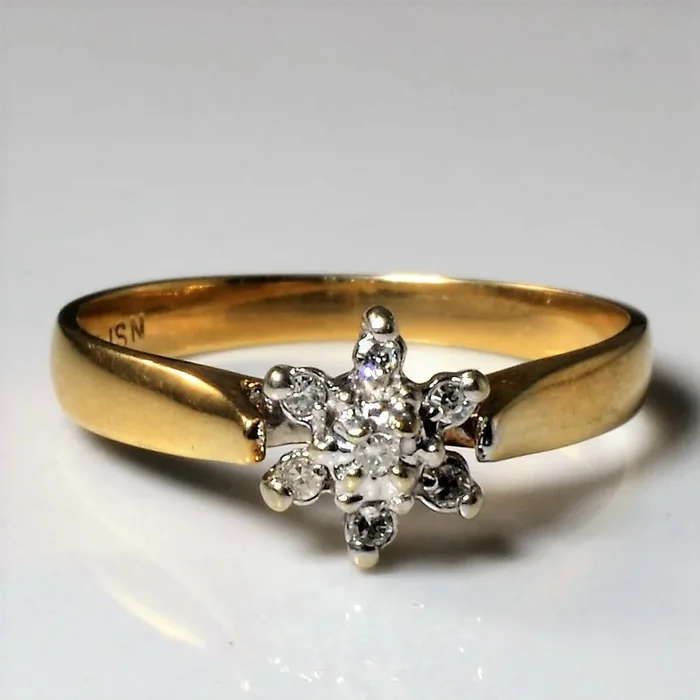 Cluster Set Diamond Ring | 0.03ctw | SZ 5.75 |