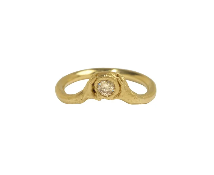 Cognac Diamond Aloft Ring