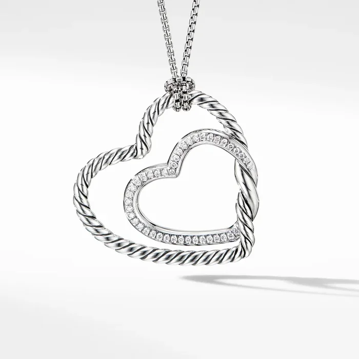 Continuance Heart Necklace with Diamonds