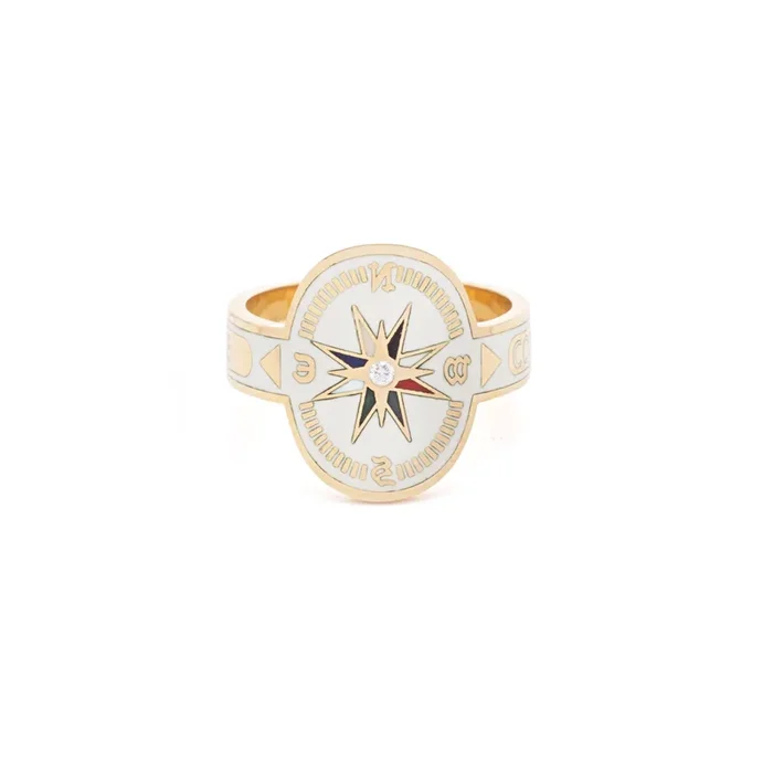 Cream Internal Compass : Cigar Band