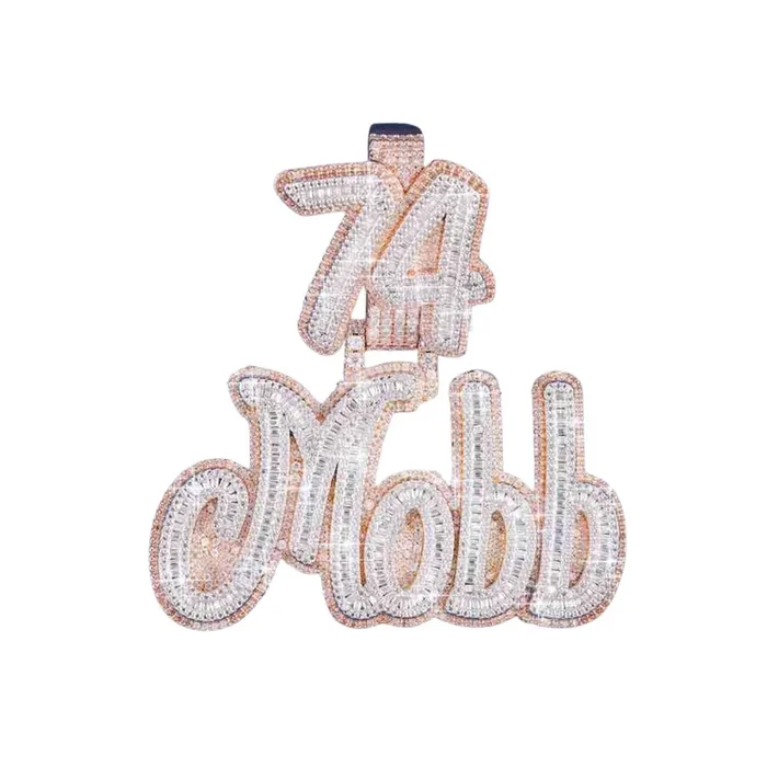 Custom “Mobb” Pendant 14K Gold
