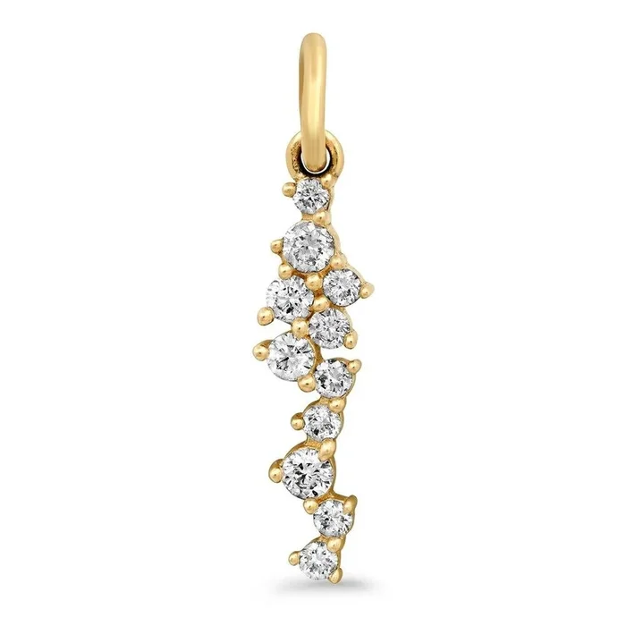 DELIGHTFUL DIAMOND CHARM, GOLD
