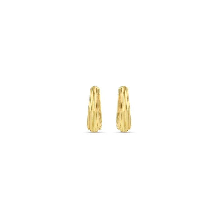 Demi Column Hoop Earrings