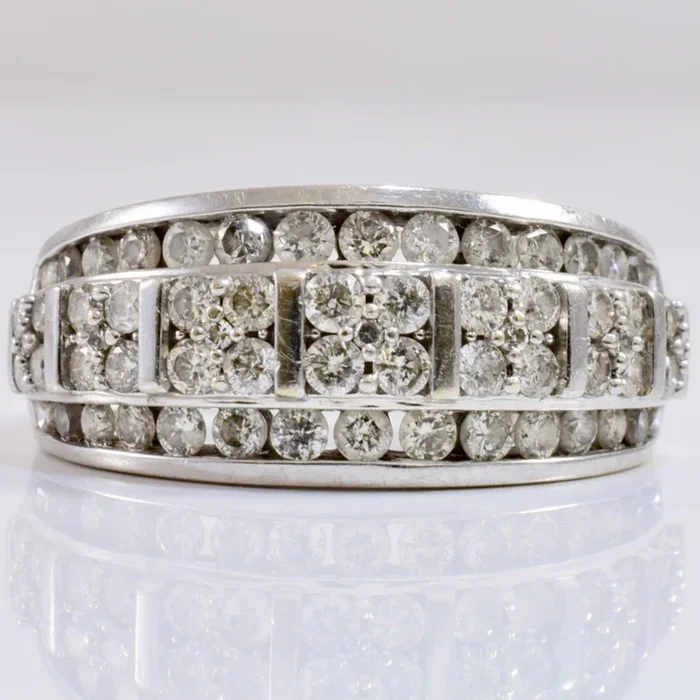 Diamond Cluster Band | 0.83 ctw SZ 5.25 |