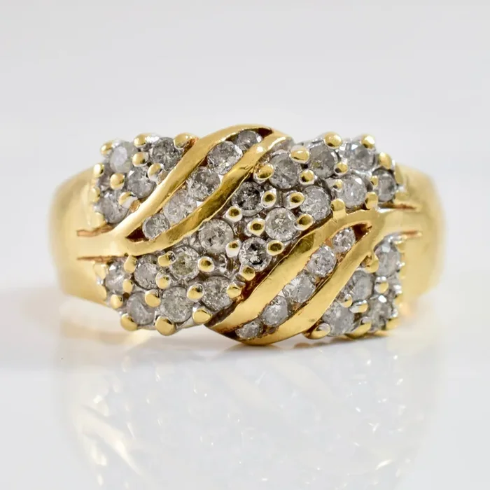 Diamond Cluster Ring | 0.30 ctw SZ 4.75 |