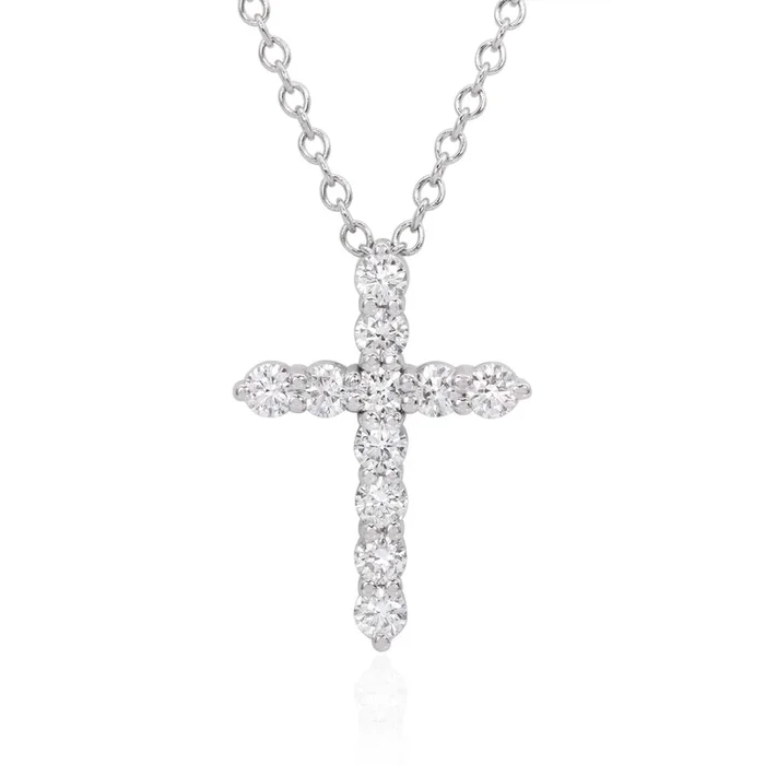 Diamond cross pendant (SKU N097)