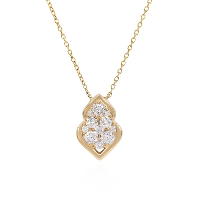 Diamond drop necklace (SKU N007)
