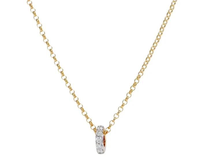 Diamond Edge Heart Beat Necklace