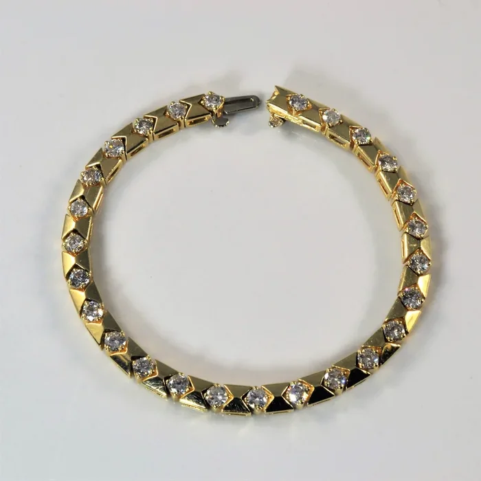 Diamond Line Bracelet | 2.86ctw I2/3 H/I | 6.5″ |