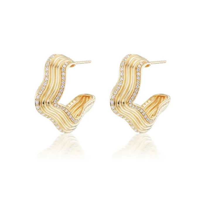Diamond Marea Hoops