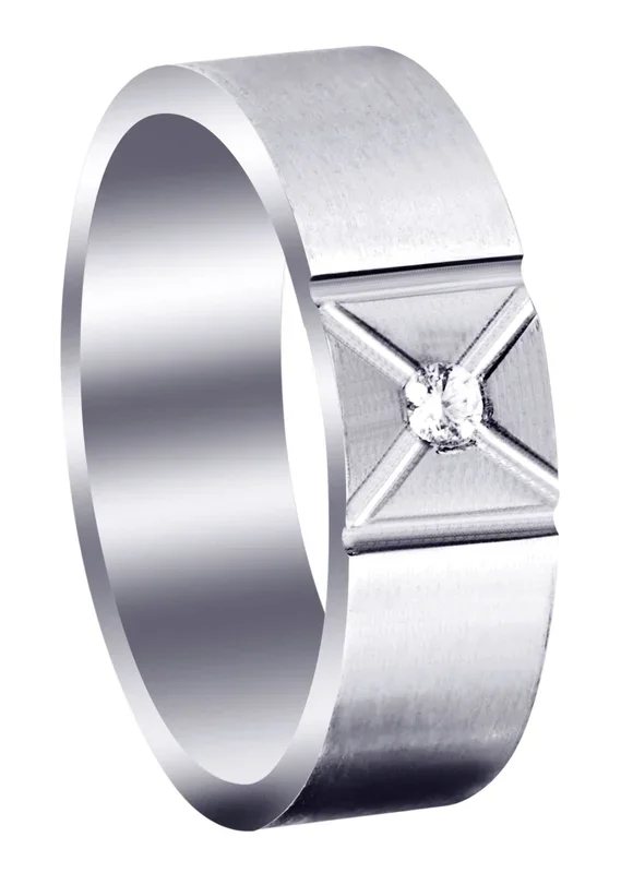 Diamond Mens Wedding Band | 0.07 Carats (Deacon)