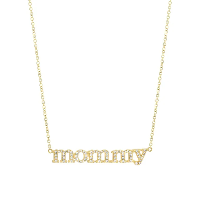 Diamond Mommy Necklace