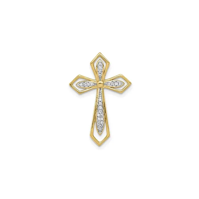 Diamond Passion Cross Pendant (14K)