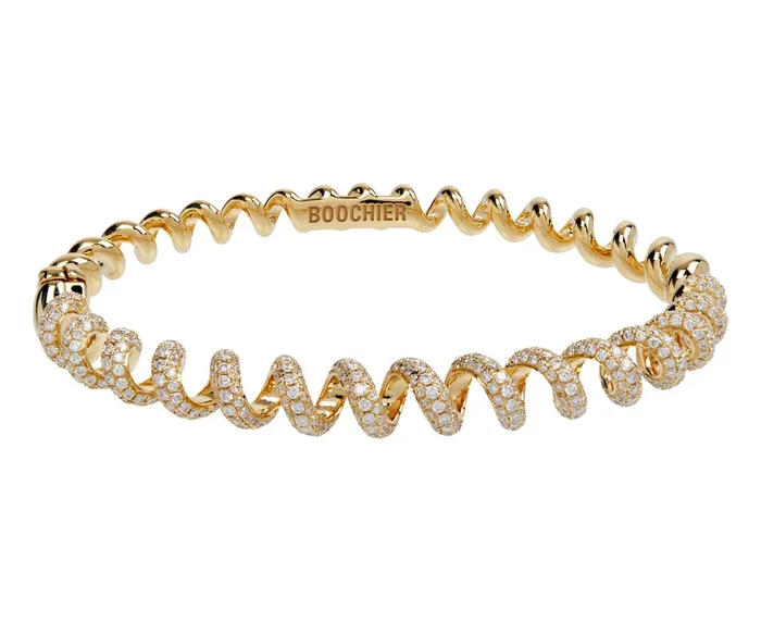 Diamond Slinkee Bangle Bracelet