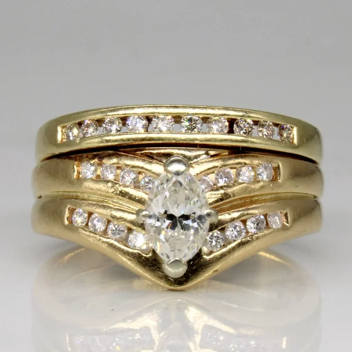 Diamond Soldered Wedding Ring | 0.81ctw | SZ 8.25 |