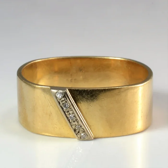 Diamond Square Shape Men’s Band | 0.02 ctw, SZ 10 |