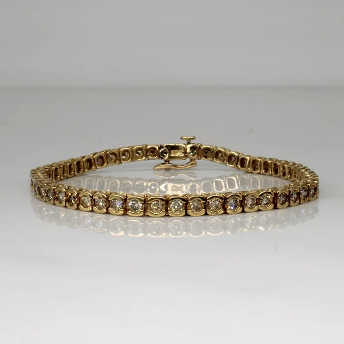 Diamond Tennis Bracelet | 3.80ctw | 7.5″ |