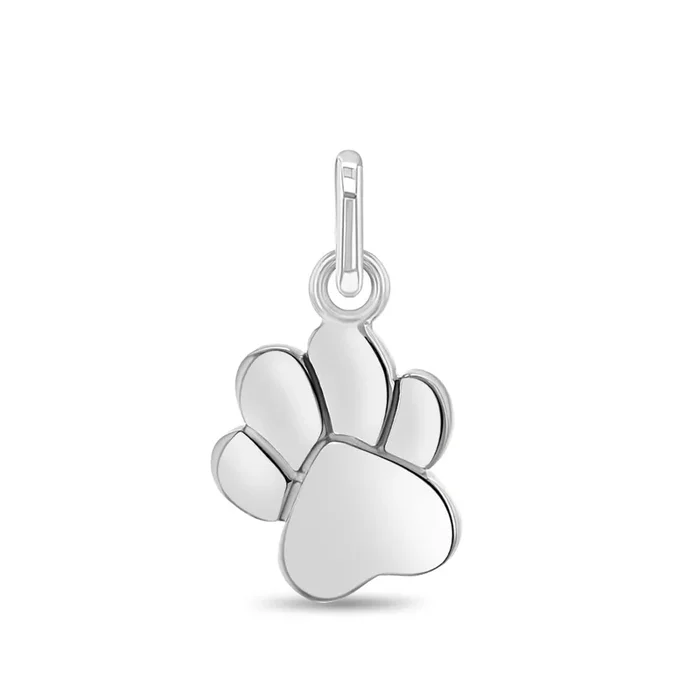 Dog Paw Kids / Children’s / Girls for Charm Bracelet – Sterling Silver