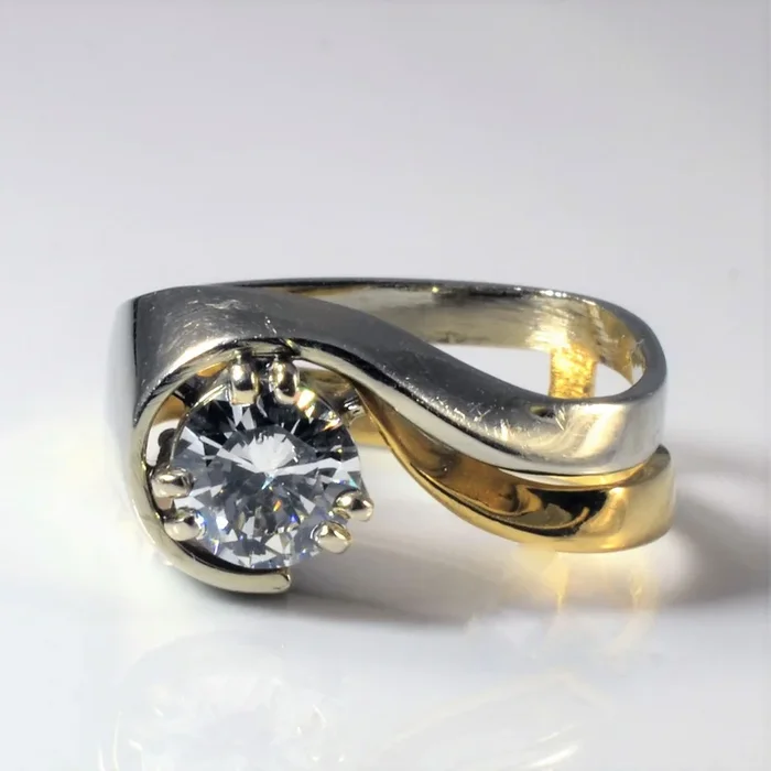 Double Prong Bypass Diamond Ring | 1.01ct | SZ 8.25 |