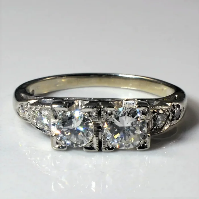 Early 1940s Toi et Moi Ring | 0.69ctw | SZ 5 |