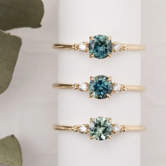 エステルリング ・0.60ct・加熱モンタナ産サファイア・K14YG