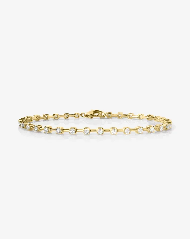 Eternity Lab Diamond Station Bracelet
